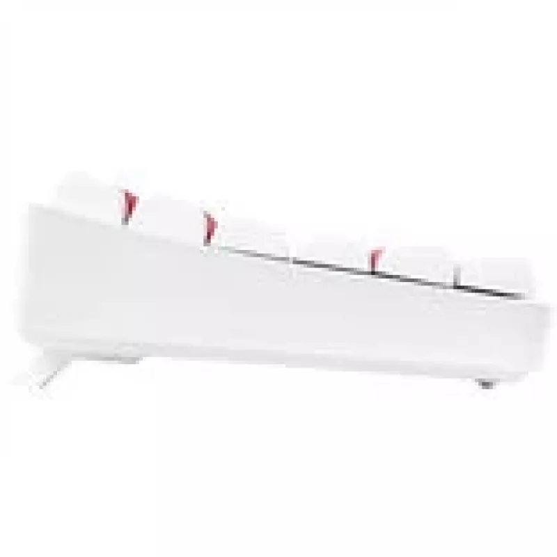 Mechaninė žaidimų klaviatūra GAMIAC TKL90G su Kailh Red jungikliais, be skaičių bloko, balta/raudona