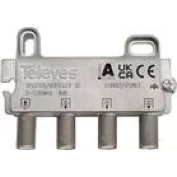 3 krypčių skirstytuvas Televes VT38FZ 5–1218 MHz 8 dB – koaksialinis RF signalo daliklis