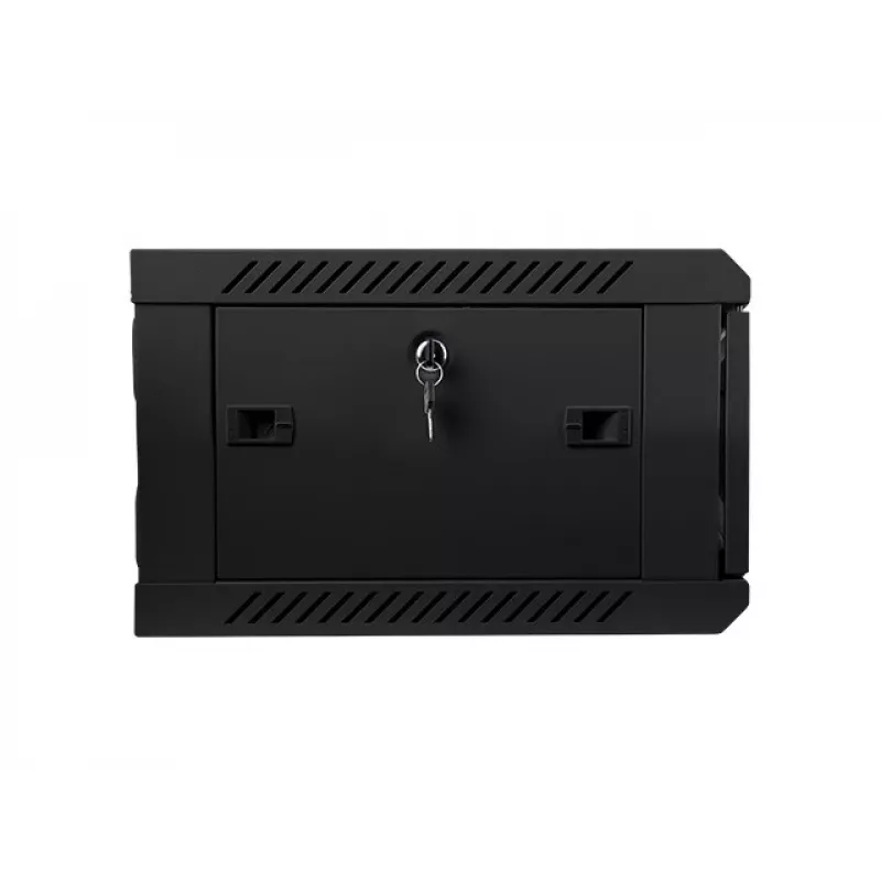 Sieninis stelažas LANBERG WF01-6404-10B 4U 19 colių 600×450×285 mm IP20 juodas, 60 kg talpa