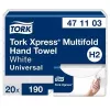 Popieriniai rankšluosčiai sulankstyti Tork Xpress Multifold Universal H2 2 sluoksniai, 23,4 x 21,3 cm (20 vnt.)