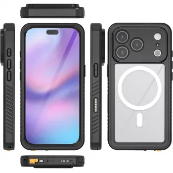 4smarts Stark vandeniui atsparus dėklas Apple iPhone 17 Pro su MagSafe (541583)