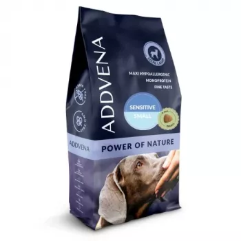 ADDVENA Power of Nature Adult Sensitive Small ėriena - sausas šunų ėdalas - 10kg