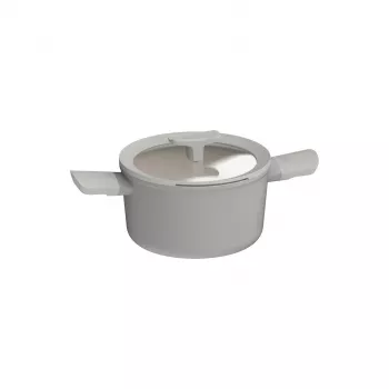 BergHOFF 3950428 sriubos puodas 3.1 L pilka aliuminė