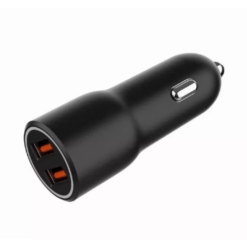Automobilinis mobiliojo įrenginio įkroviklis Gembird TA-UC-A2QC36-CAR-01, 36 W, 12–24 V, cigaretinis kištukas, juodas