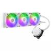 Skysčio aušinimo komplektas Cooler Master MasterLiquid 360L Core ARGB Baltas 12 cm ventiliatoriai