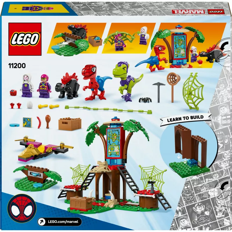 LEGO MARVEL 11200 Spidey ir Gobio Raptorių mūšis Medžio Namų Štabo rinkinys