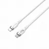 HYPER HyperJuice 240W Silikoninis USB-C į USB-C laidas (1 m) - Baltas