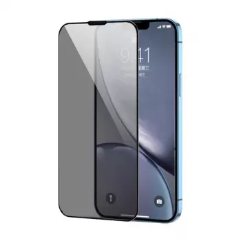 Grūdintas stiklas Joyroom HQ-Z34 iPhone 15 Pro su juodu rėmeliu