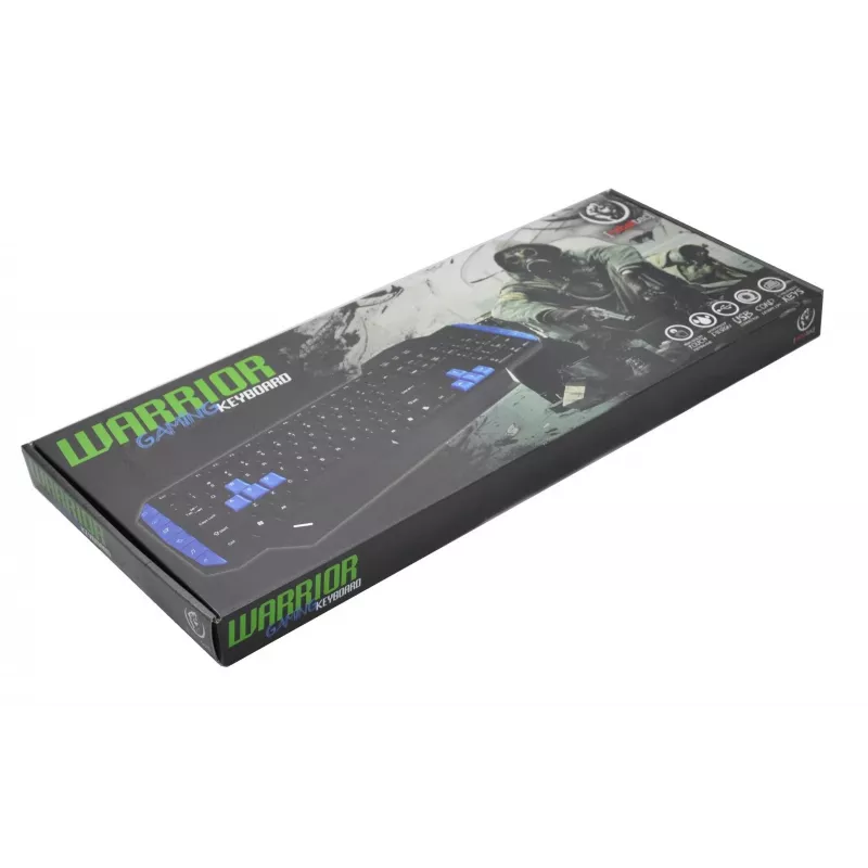 USB žaidimų klaviatūra Warrior Rebeltec