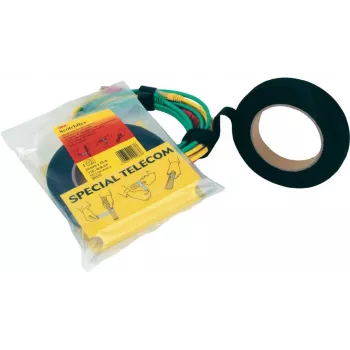 3M FE510090304 juostelė kabeliams surišti (juoda), 10 m × 20 mm, -10°C iki 80°C