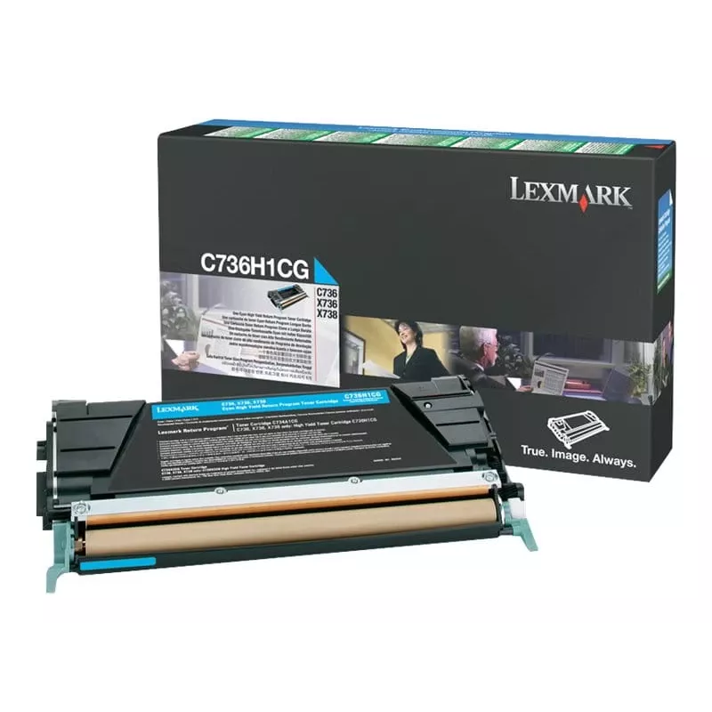 Lexmark C736H1CG - Tonerio kasetė ciano - skirta C736dn, C736dtn, C736N, X736de, X738de, X738dte