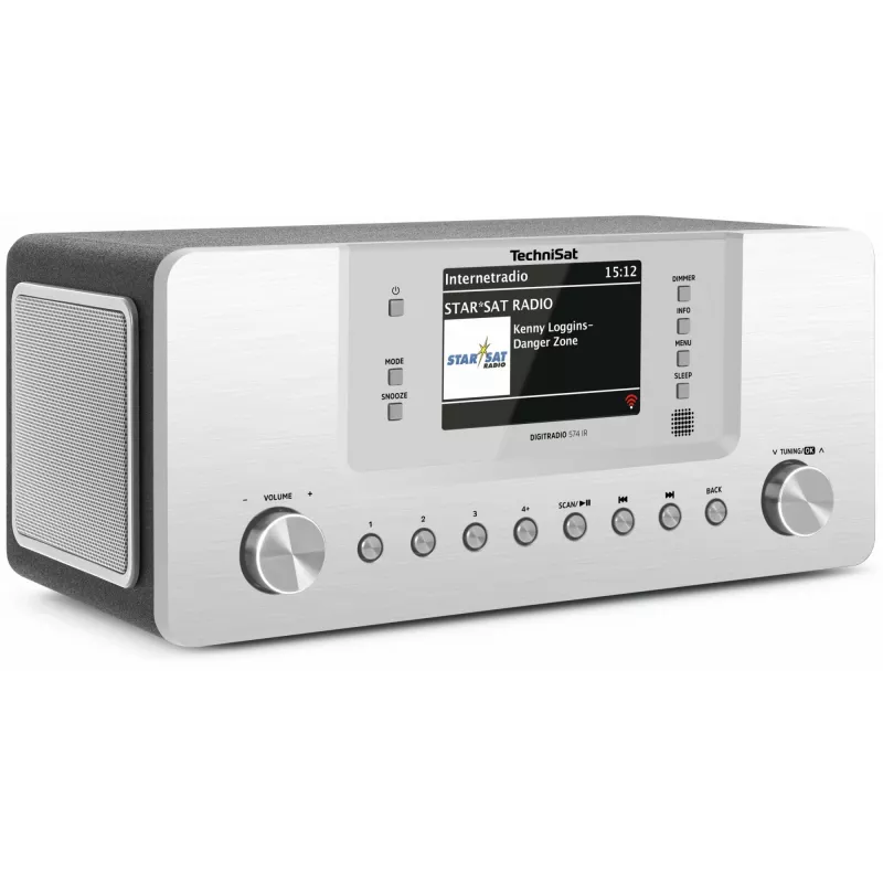 TechniSat DigitRadio 574 IR garso sistema, 2 x 5 W, sidabrinė (0001/2951)