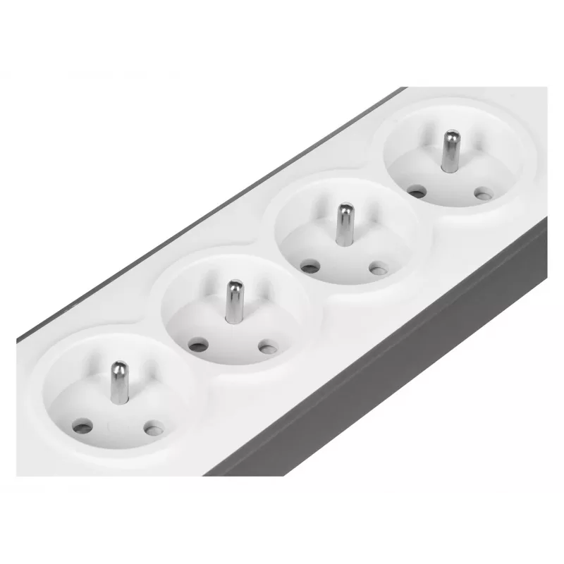 Apsauginis filtras Belkin BSV401CA2M juodas baltas 4 AC lizdai 2 m