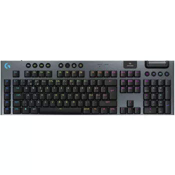 Logitech G G915 X - Tastatur - LIGHTSPEED - Hintergrundbeleuchtung - kabellos - 2.4 GHz, Bluetooth, USB - QWERTZ - Schweiz - Tastenschalter: GL Tactil