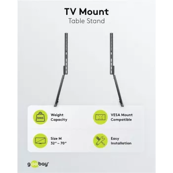Goobay 58525 TV laikiklis 177,8 cm (70 inch) juodas