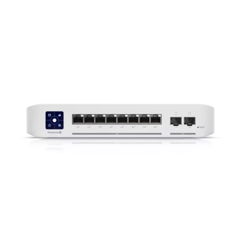 Ubiquiti UniFi Enterprise 8 PoE valdomas L3 2,5G eterneto jungiklis (100/1000/2500) su PoE nerūdijančiu plienu