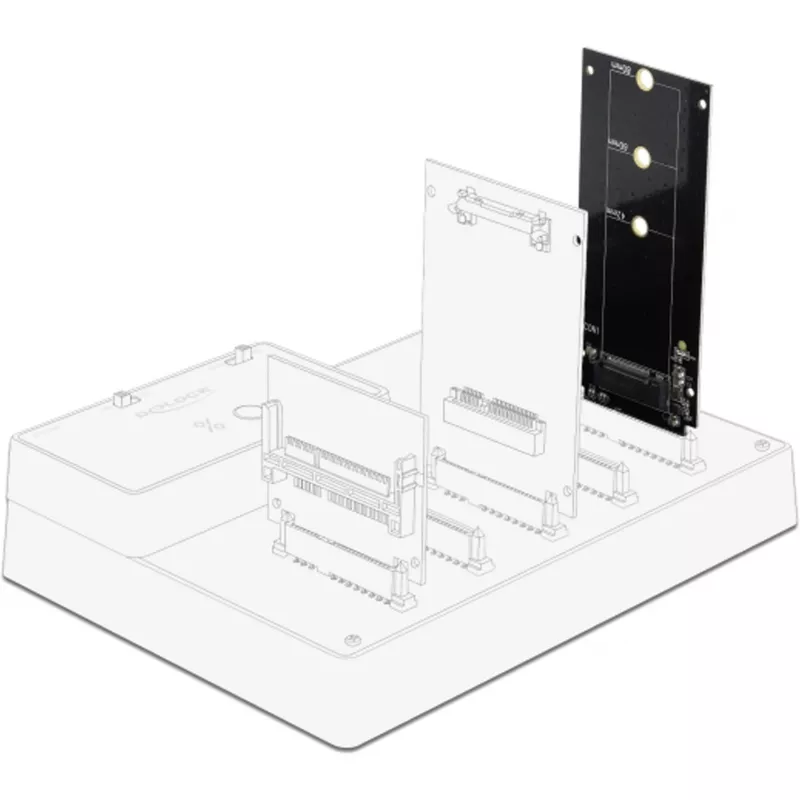DeLOCK 64099 - M.2 sąsajos adapteris - M.2 kortelei - SATA 6Gb/s