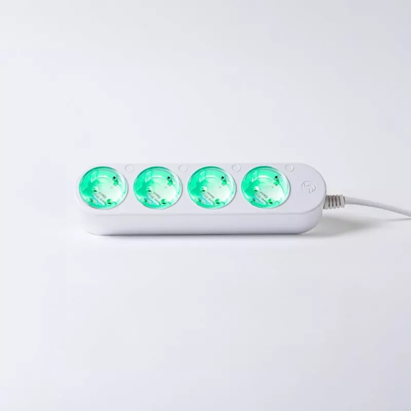Išmanusis 12A Shelly Power Strip 4 Gen4 Zigbee/Matter kištukinis lizdas