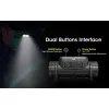 Galvos žibintuvėlis Nitecore NU50 juodai geltonas LED atsparus vandeniui ir smūgiams