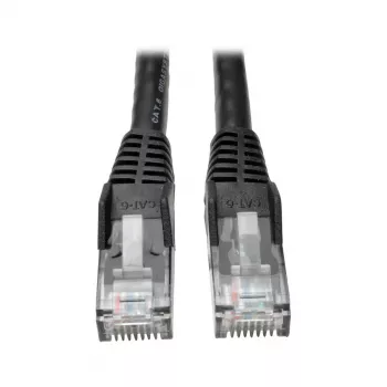 Eaton Tripp Lite Series Cat6 Gigabit nesuvaromas liejinis (UTP) eterneto kabelis (RJ45 M/M), PoE, juodas, 5 pėdos (1,52 m) - Laidas - RJ-45 (M) į RJ-45 (M) - 1,52 m - UTP - CAT 6 - Liejinis