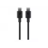 Laidas USB-C (vyriškas) į USB-C (vyriškas) - USB 2.0, 3 A, 0,5 m, juodas - Wentronic goobay (66316)