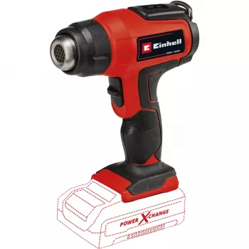 Power X-Change akumuliatorinis karšto oro pistoletas TE-HA 18 Li-Solo, 18V, raudonas/juodas, be akumuliatoriaus ir įkroviklio