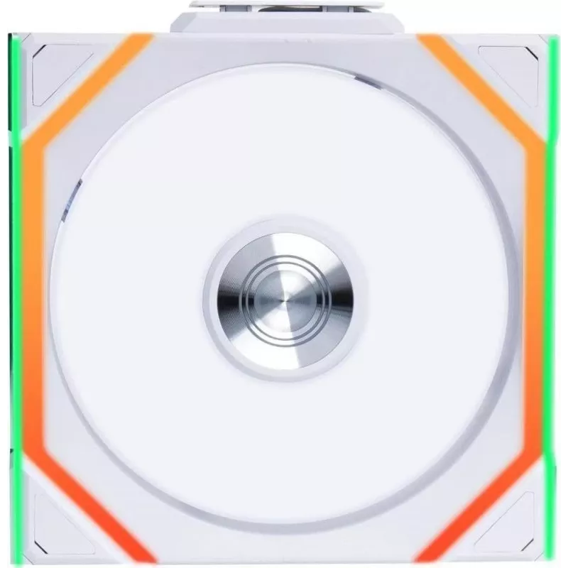 120 mm Lian Li UNI FAN SL-INF Wireless ARGB PWM — Baltas, modulinė magnetinių ventiliatorių sistema