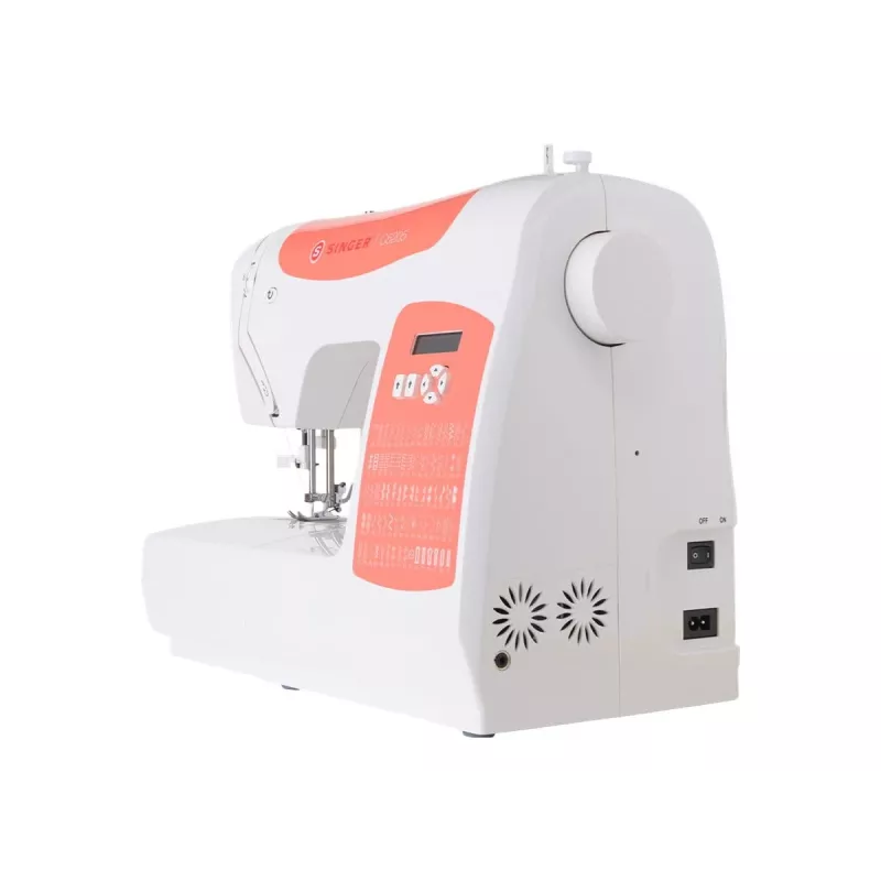 SINGER C5205 siuvimo mašina, modelis 230239102, nešiojama buitinė mechaninė siuvimo mašina, koralų oranžinė
