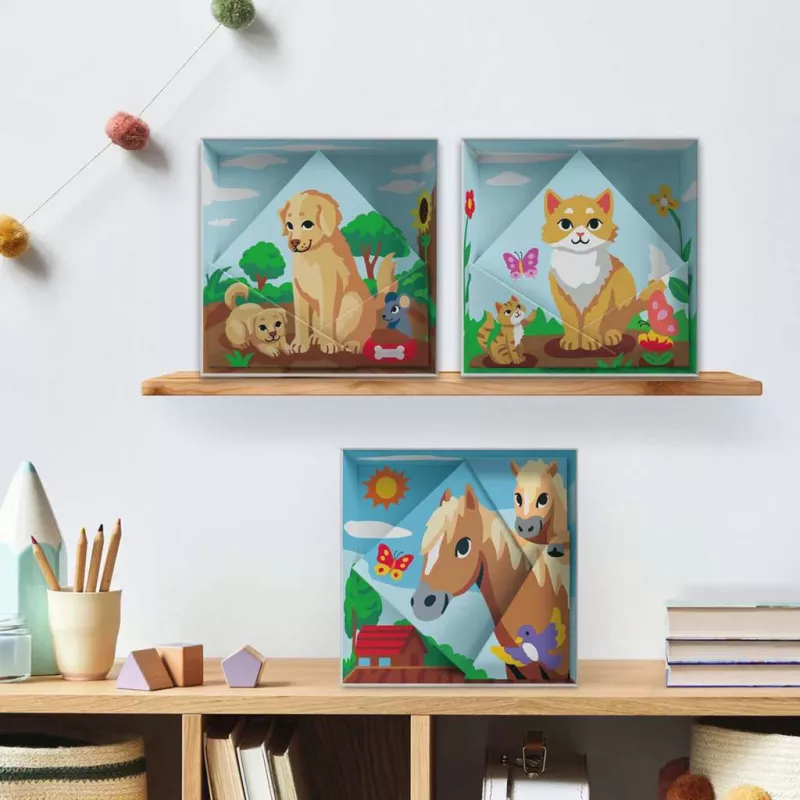 Vaikų liejimo ir dažymo rinkinys Ravensburger 25868 – arklių motyvai, nuo 7 metų