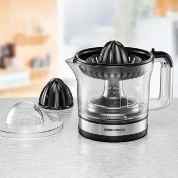 Rommelsbacher Citrus Press 30 W, 600 ml, sukimasis pagal/ prieš laikrodžio rodyklę, du spaudimo kūgiai (ZP 50)
