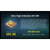 Rankinis žibintuvėlis Nitecore MH12 Pro Black LED 3300 lm įkraunamas per USB 5300 mAh, aliuminis, 138,5 mm, 81,5 g, atsparus vandeniui 2 m