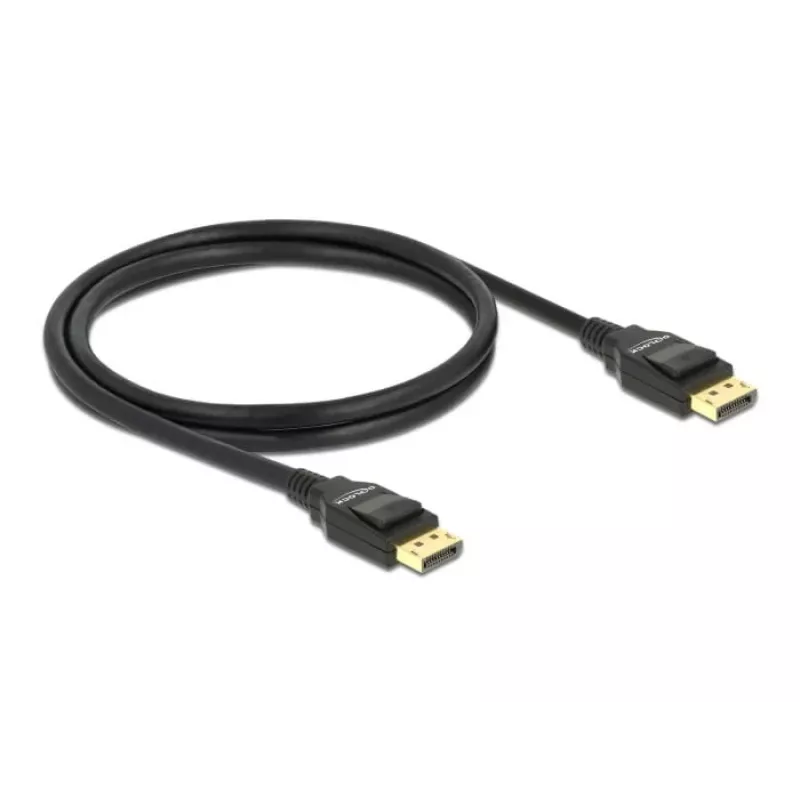 DisplayPort kabelis DeLOCK 82423 1 m, vyriškas į vyrišką, juodas