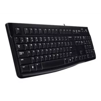 Logitech Desktop MK120 laidinis klaviatūros ir pelės rinkinys, USB, QWERTZ, juodas
