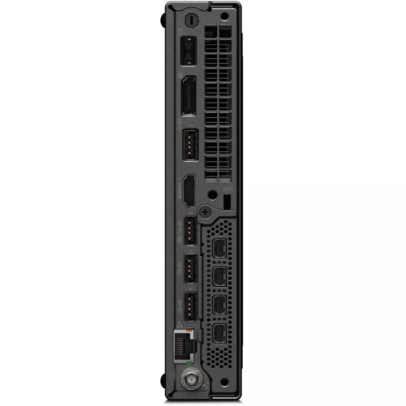 Mini PC darbo stotis Lenovo ThinkStation P3 Tiny Gen 2 — Intel Core Ultra 7 265, 32 GB DDR5, 1 TB SSD, NVIDIA RTX A400, Windows 11 Pro, Juoda