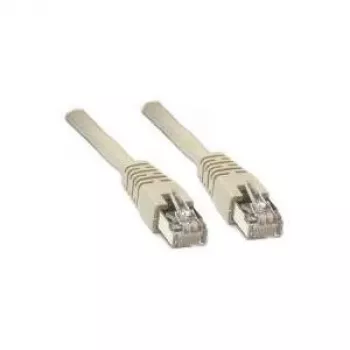 Wentronic Goobay CAT 5e jungiamasis laidas, SF/UTP, pilkas, 10 m - CCA vario mišinys (50149)