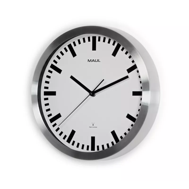 MAUL MAULpilot sieninis laikrodis - AA - 1,5 V - aliuminis - baltas - stiklas - 30 cm (9063308)