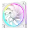 Korpuso ventiliatorius DeepCool FL12 WH 3 vnt. komplektas, 120×120×25 mm, 2150 RPM, 55 CFM, skysčių dinaminis guolis, PWM, daugiaspalvis LED, 4 kontaktų
