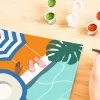Dažymo pagal skaičius rinkinys Ravensburger CreArt – Pool Time (dažymo rinkinys, modelis 25523)