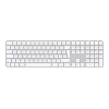 Apple Magic Keyboard su Touch ID ir skaičių klaviatūra, UK English, balta (MXK73B/A)