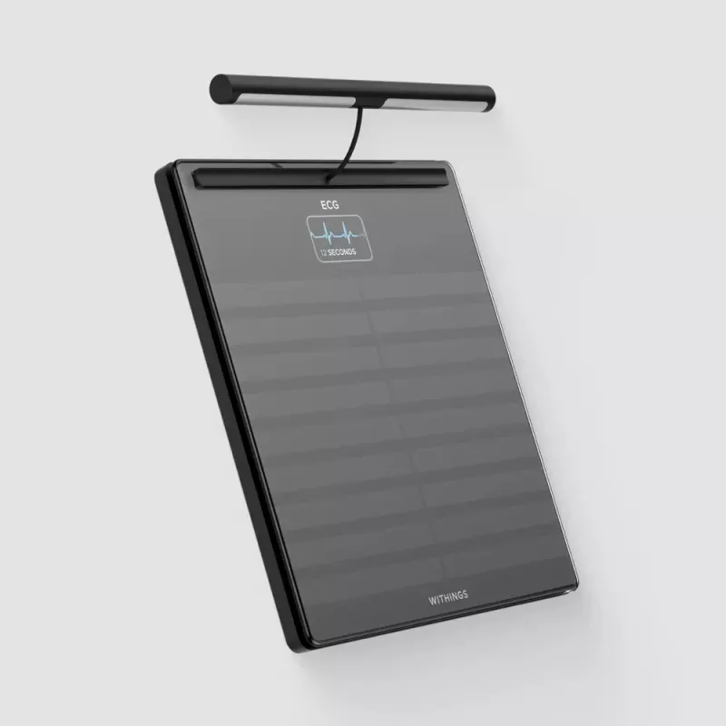 Svarstyklės elektrinės asmeninės Withings BODY SCAN Square juodos