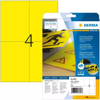 Lipnūs etikečių lapai HERMA Signs A4 105x148 mm