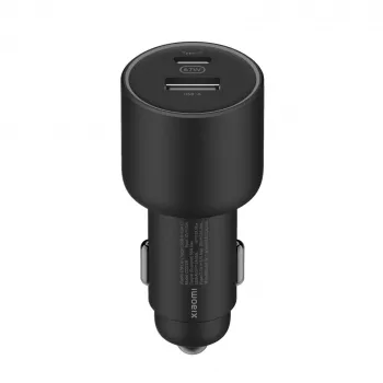 Xiaomi 43907 automobilinis įkroviklis 67W su USB-C ir USB-A, juodas