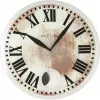 NeXtime klok 8162 Romana sieninis laikrodis, baltas, Ø43 cm