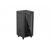 Laisvai pastatomas serverio spintos korpusas LANBERG FF01-6624-12BL 24U 19 colių 600×600 mm, IP20, 1200 kg, juodos spalvos