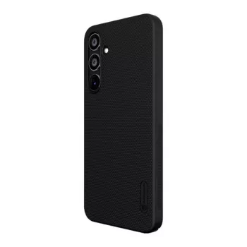 Apsauginis dėklas telefonui Nillkin Super Frosted Shield Pro, skirtas Samsung Galaxy A35 – juodas, plonas, užtikrina galinės dalies ir šonų apsaugą, tikslūs išpjovimai