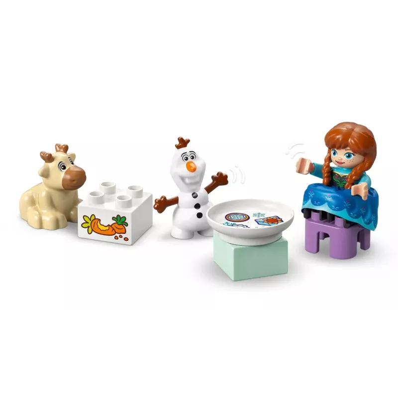 Konstruktorius LEGO DUPLO 10455 Disnei Ana ir Elza – Ledinių rūmų vakarėlis
