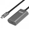 USB C laidas UNITEK U305A 5m USB 3.2 Gen 1 pilka