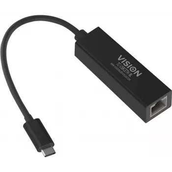 Tinklo adapteris Vision TC-USBCETH/BL