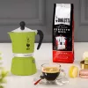 Bialetti Rainbow Moka kavinukas juodas, žalias