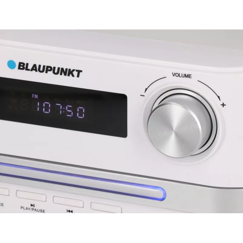 Mikro garso sistema BLAUPUNKT MS16BT 15 W, CD/USB/MP3, Bluetooth, FM RDS, balta